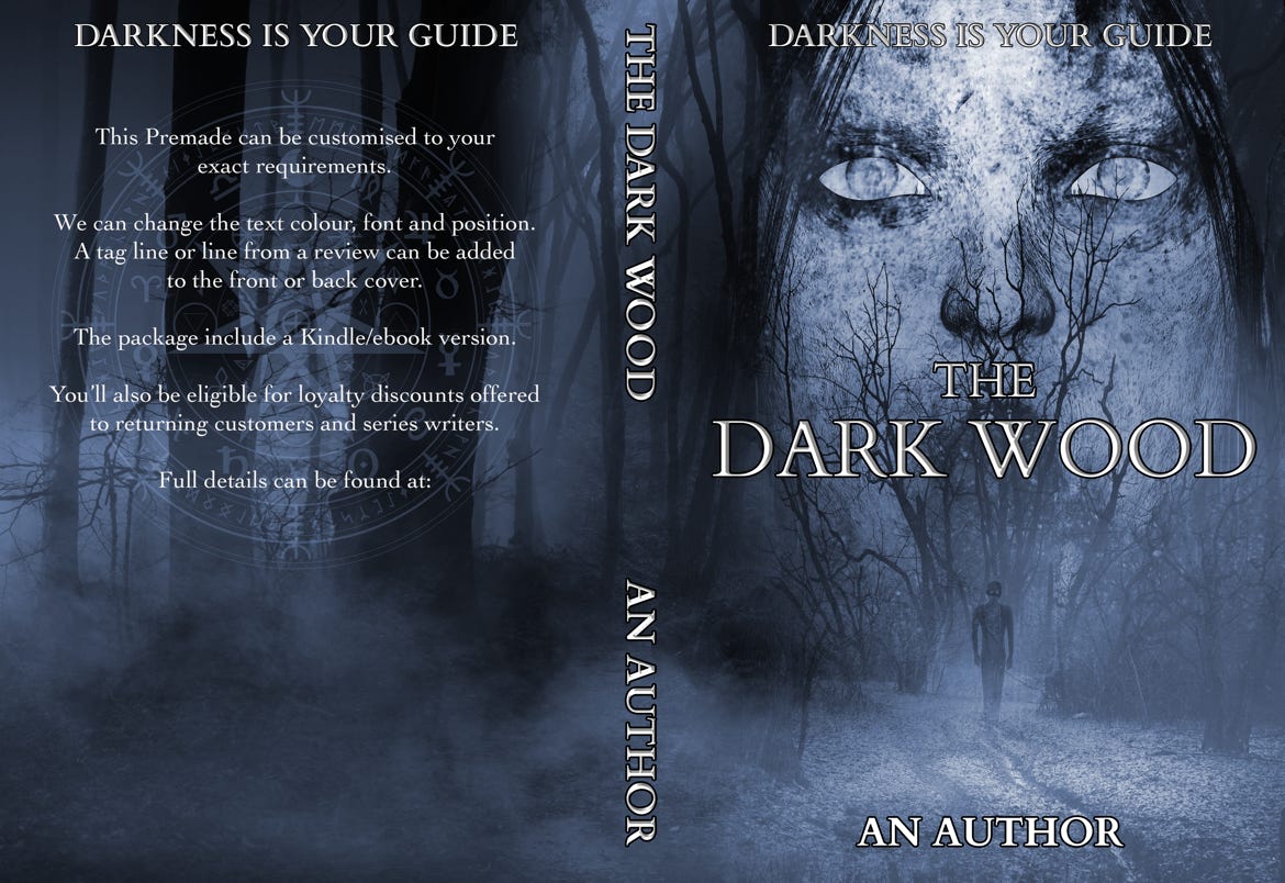 Premade cover Dark Wood
